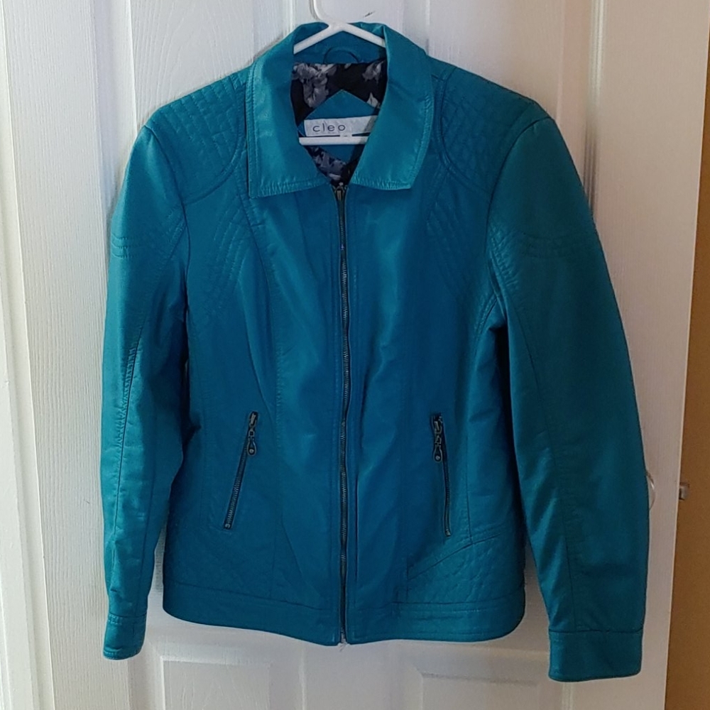Cleo faux leather jacket